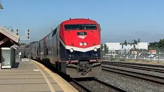 Late Morning trains at Santa Clara 9/9/24