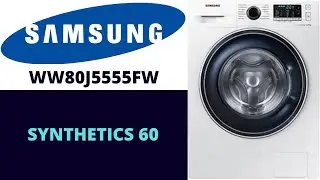 Samsung Ecobubble WW80J5555FW Washing Machine - Synthetics 60