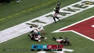 DJ Moore UNREAL Hail Mary TD | Panthers vs Falcons Week 8