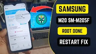 Root SAMSUNG M20 SM-M205F U8/U9 Android 10 Q Restart Fix | How to Root Samsung Galaxy M20 | Only GSM