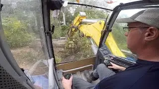 Spider Excavator clearing blockages