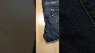 Levi's 514 попали к нам для уменьшения по талии и заднему шву.