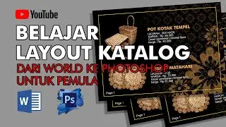 Layout Katalog dari Microsoft word ke Photoshop