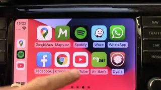 YouTube, VLC Player a další v CarPlay pro Apple Iphone s iOS 14.8 a nižší.