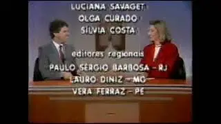 Encerramento Jornal Hoje 04/05/1990