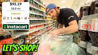 Shopping Instacart 2024 - $92 BANGER!!! Let’s go!!