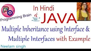 Multiple inheritance in Java by interface With Example