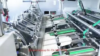 Automatic Kraft Paper Fast Food Meal Carton Board Lunch Burger Pizza Box Making Machine