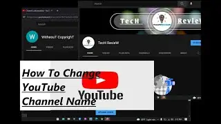 How to change youtube channel name 2021