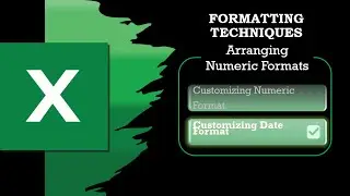 Excel Formatting Techniques 2021 | Customizing Date Format #6