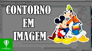 Efeito contorno em imagem Corel Draw tutorial