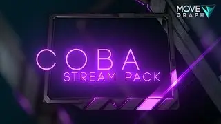 💯 TOP Twitch Overlay for OBS ⚡ PURPLE Pack