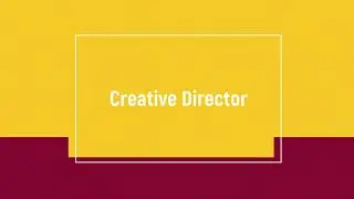 Your Goal-Oriented Creative DIrector Website SOON TO OPEN