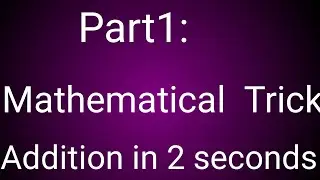 Mathe tricks#Addition tricks