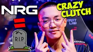 EDG ZmjjKK Makes Crazy Play to Win The Game - NRG is OUT - Valorant Champions 2023 Day 8 Highlights