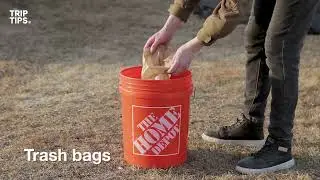 TRIPTIPS Biodegradable Portable Toilet Bags 8 gallon