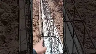Подготовка к заливке бетона на стройке #Shorts