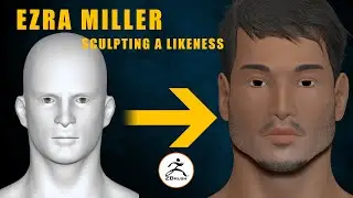 EZRA MILLER SCULPTING LIKENESS