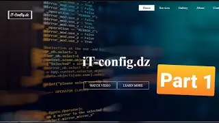 Create A Website Using HTML And CSS | Part 1| الصفحة الرئيسية | Home page