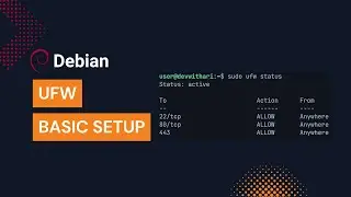 Setting Up Your Firewall with UFW on Debian