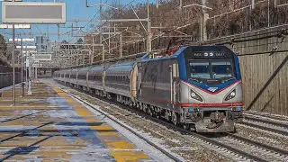 Freezing Railfanning Day @ Forest Hills!! (1/22/25)