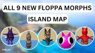 How To Find All 9 New Floppas in Island Map | Roblox Find The Floppa Morphs