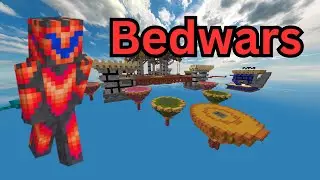 INSANE Fireball in Bedwars! (Minecraft)