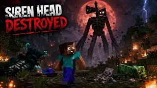 No one can defeat Siren head prime? 😱 | Minecraft Horror Mod