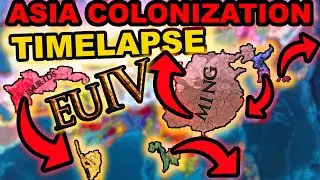 EU4, But Asia Gets Colonists in 1444... | Europa Universalis 4 AI Only Timelapse