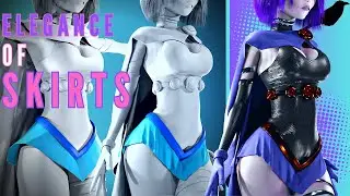Elegance of Skirts (Creation and Simulation) | featuring 