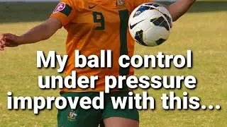 How I improved my Soccer Ball Control & first touch UNDER PRESSURE...