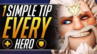 1 Tip for EVERY TANK and SUPPORT - Pro Tricks to IMPROVE and RANK UP FAST - Overwatch Hero Guide