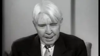 Poet Carl Sandburg interview (1956)