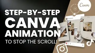 Step-by-Step Canva Animation to Stop the Scroll!