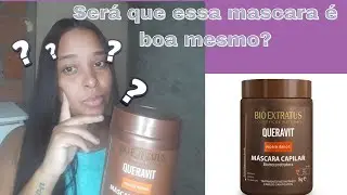 How did my hair look after using the Queravit BIO EXTRATO mask?