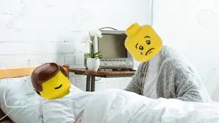 a man has fallen into a coma in lego city