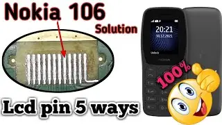 Nokia white display solution || Nokia 106 lcd ways pin 5  jumper