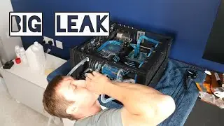Draining Globotron Water Cooling Fail || Full Custom Hard-line loop Maintenance