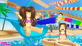 PRIMEIRA VEZ NO PARQUE AQUÁTICO AQUALIANA DO ROBLOX