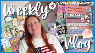 11 Books, A Poorly Wrist and Lots of Fun 💜 | Cliterature Vlog
