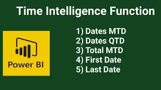 Power - Bi (Time Intelligence Function)