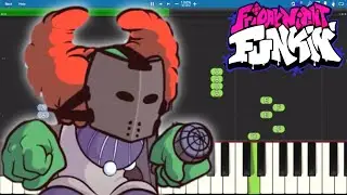 Friday Night Funkin' - Tricky Mod - Improbable Outset - Piano Tutorial