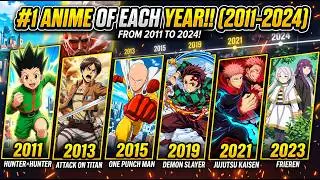 #1 Anime Of Each Year!! (2011-2024)