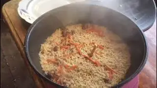 Плов,готовим в Сибирских условиях!!)