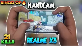 Realme X3 21+ Kills Binod OP🔥 Pubg Mobile Handcam 4 Finger + Always On Gyro #15