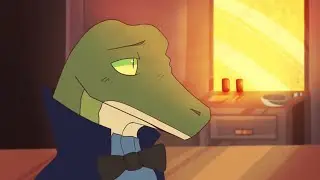 Crocodile Yawn - Animation short