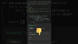 Two Sum Brute Force Solution in Python (Leetcode 1)