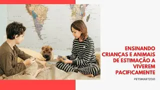 Ensinando crianças e animais de estimação a coexistirem pacificamente