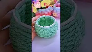 Make it your own DIY basket 🧺#shortsviral #diy #5minitescraft #artist #birthdaywishesshorts