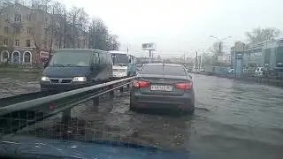 Комсомольское шоссе около кинотеатра Москва,после дождя